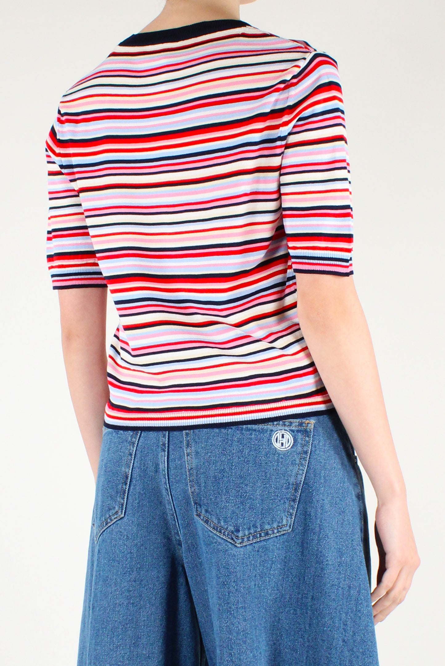 Maglia a Righe Multicolore