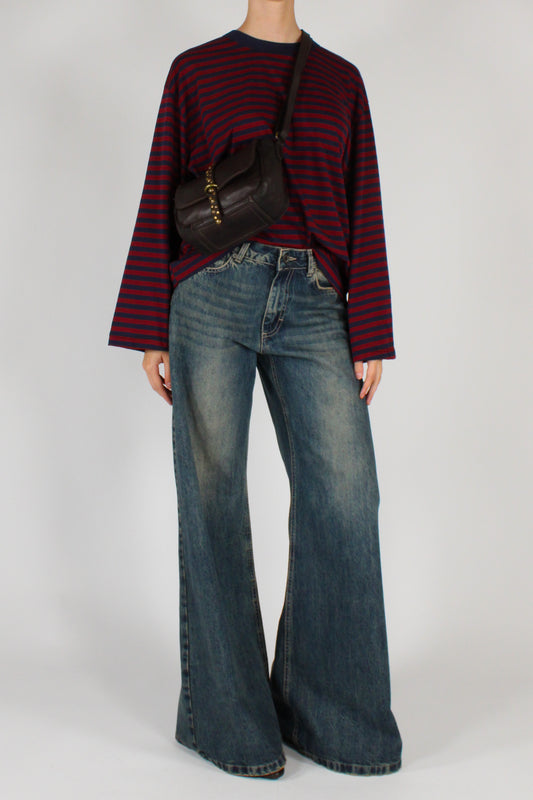 Maglia Over a Righe
