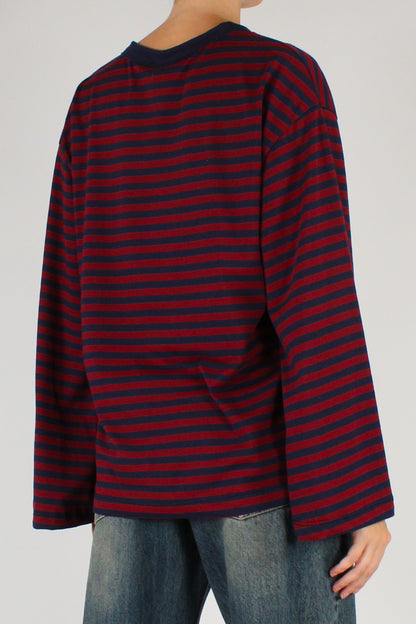 Maglia Over a Righe