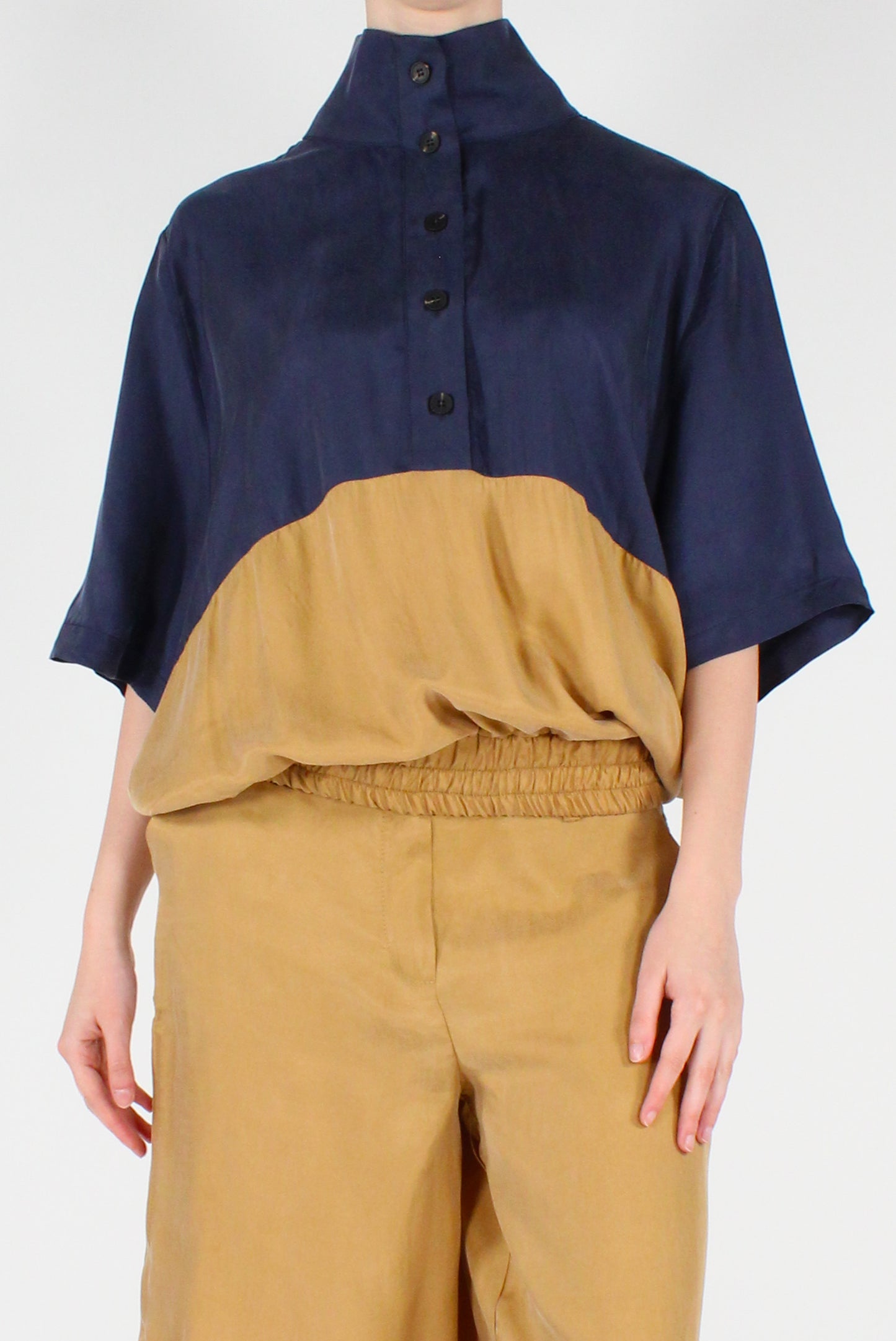 Maglia in Cupro Bicolore
