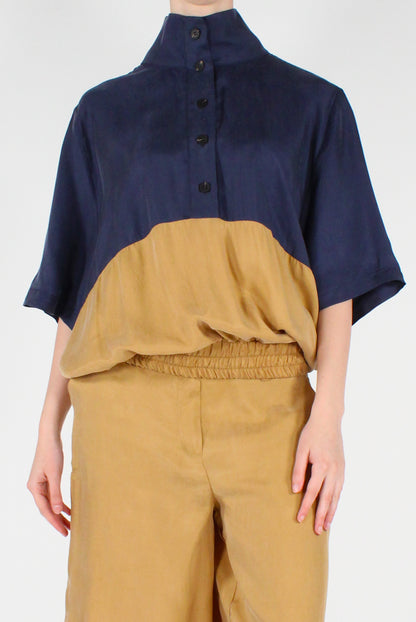 Maglia in Cupro Bicolore