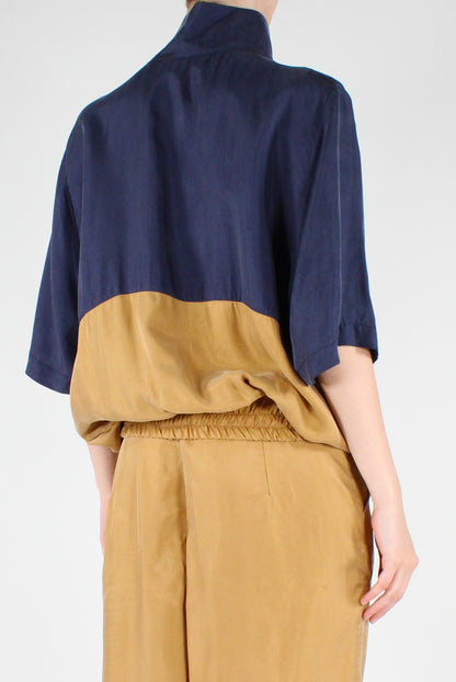 Maglia in Cupro Bicolore
