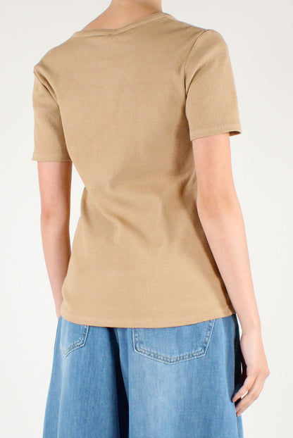 Maglia Serafino in Cotone