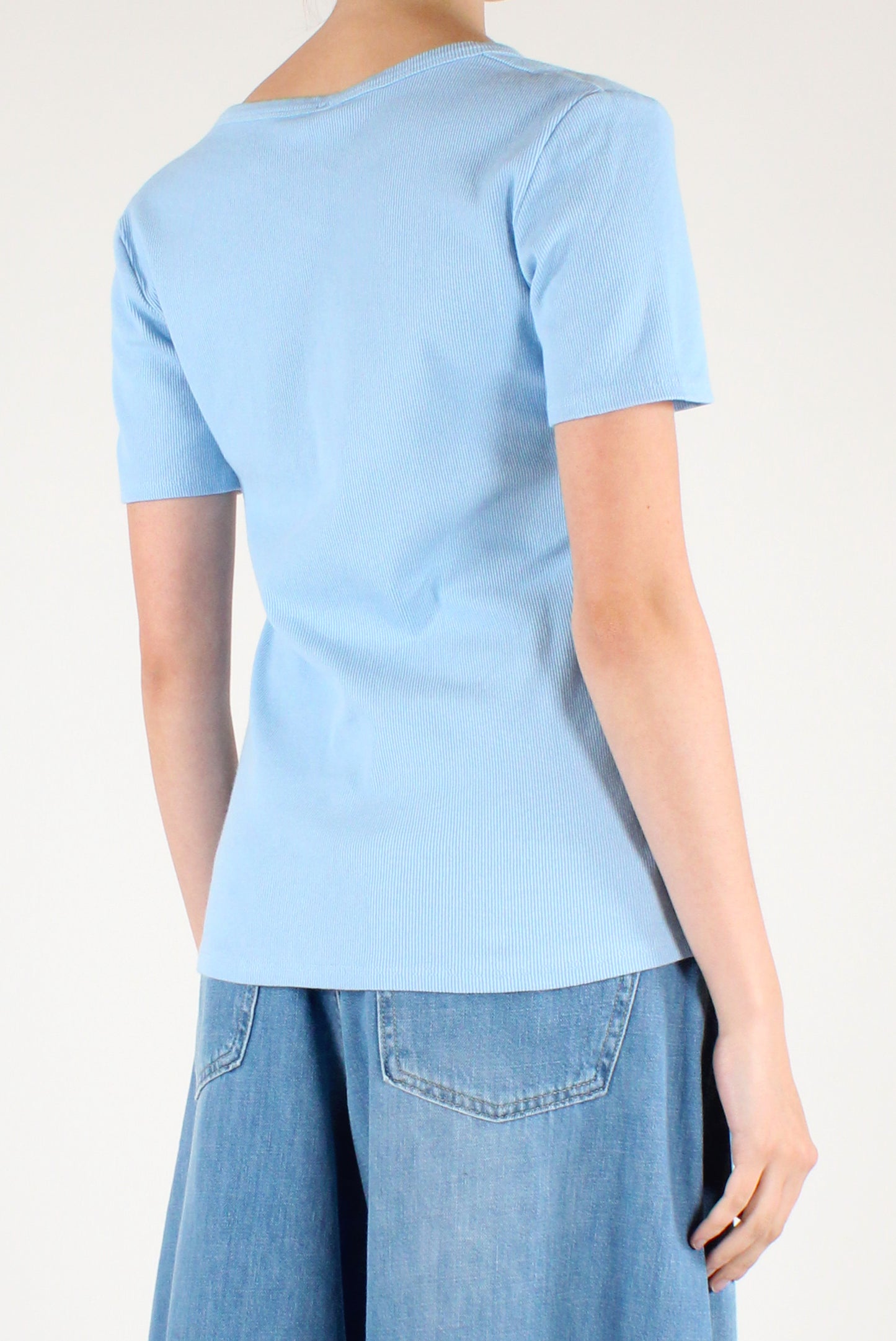 Maglia Serafino in Cotone