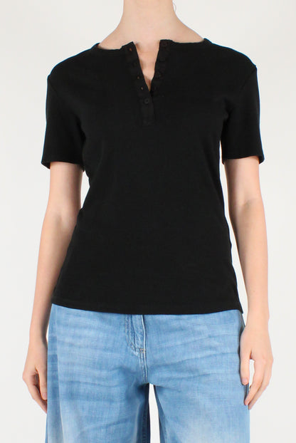 Maglia Serafino in Cotone