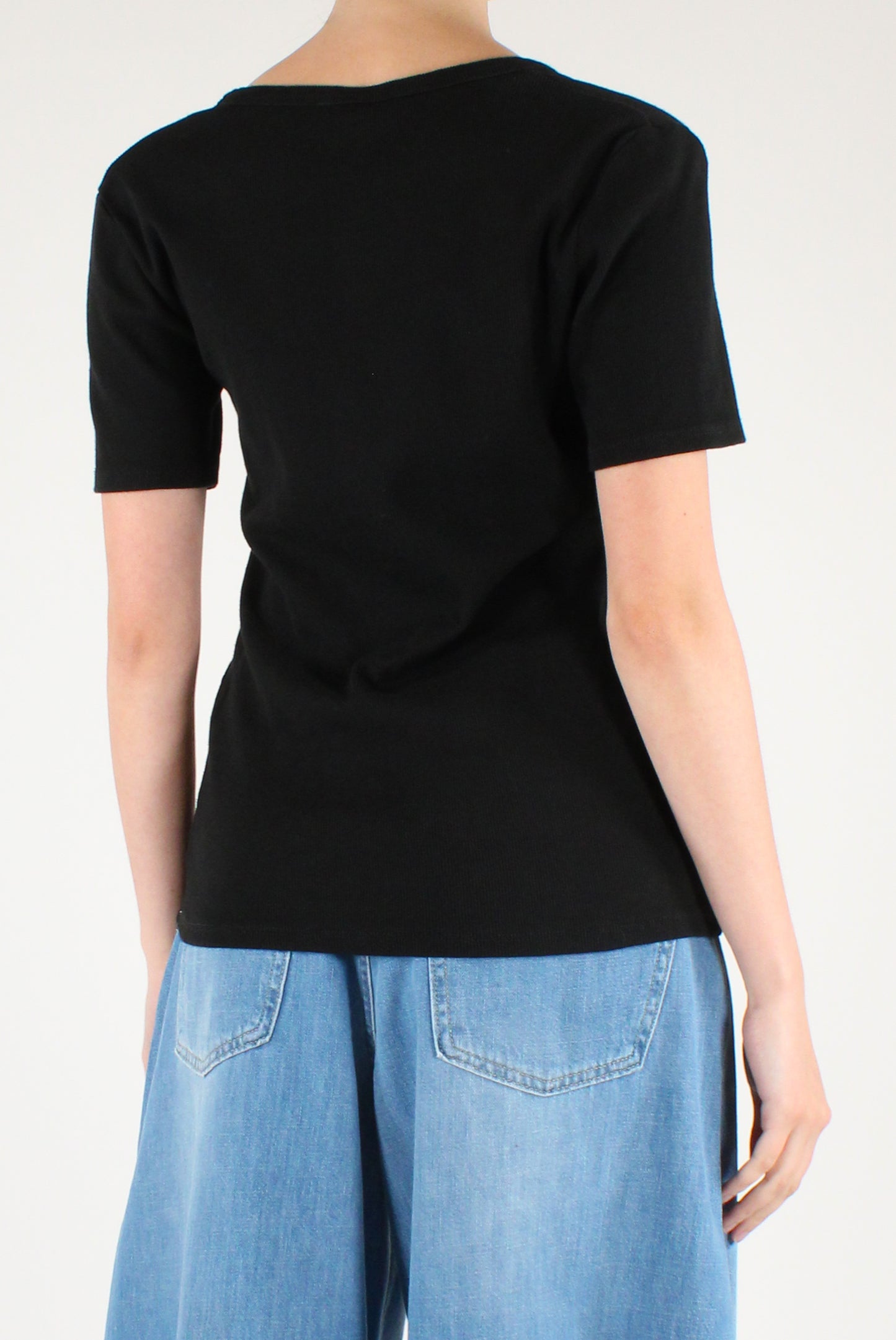 Maglia Serafino in Cotone