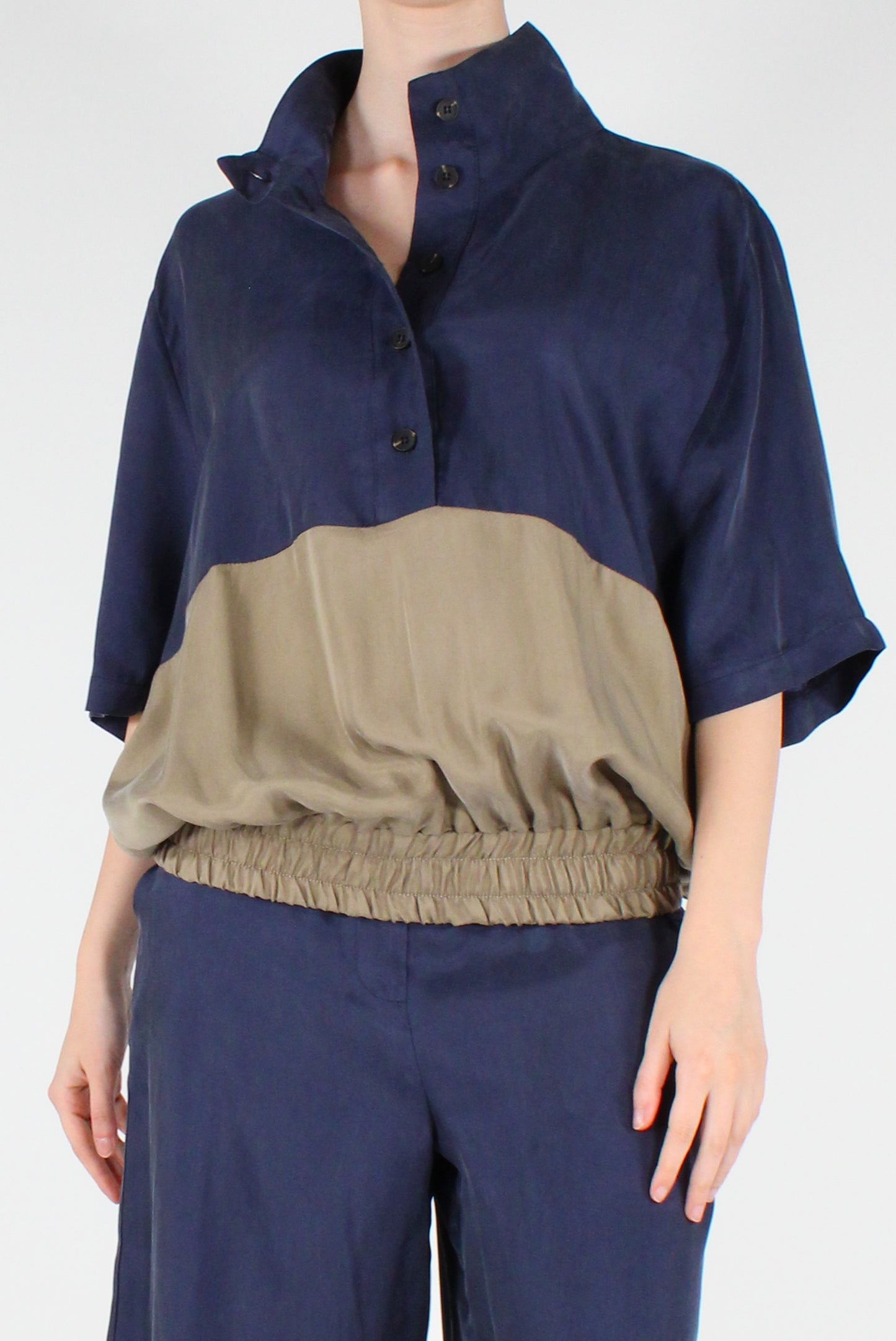 Maglia in Cupro Bicolore