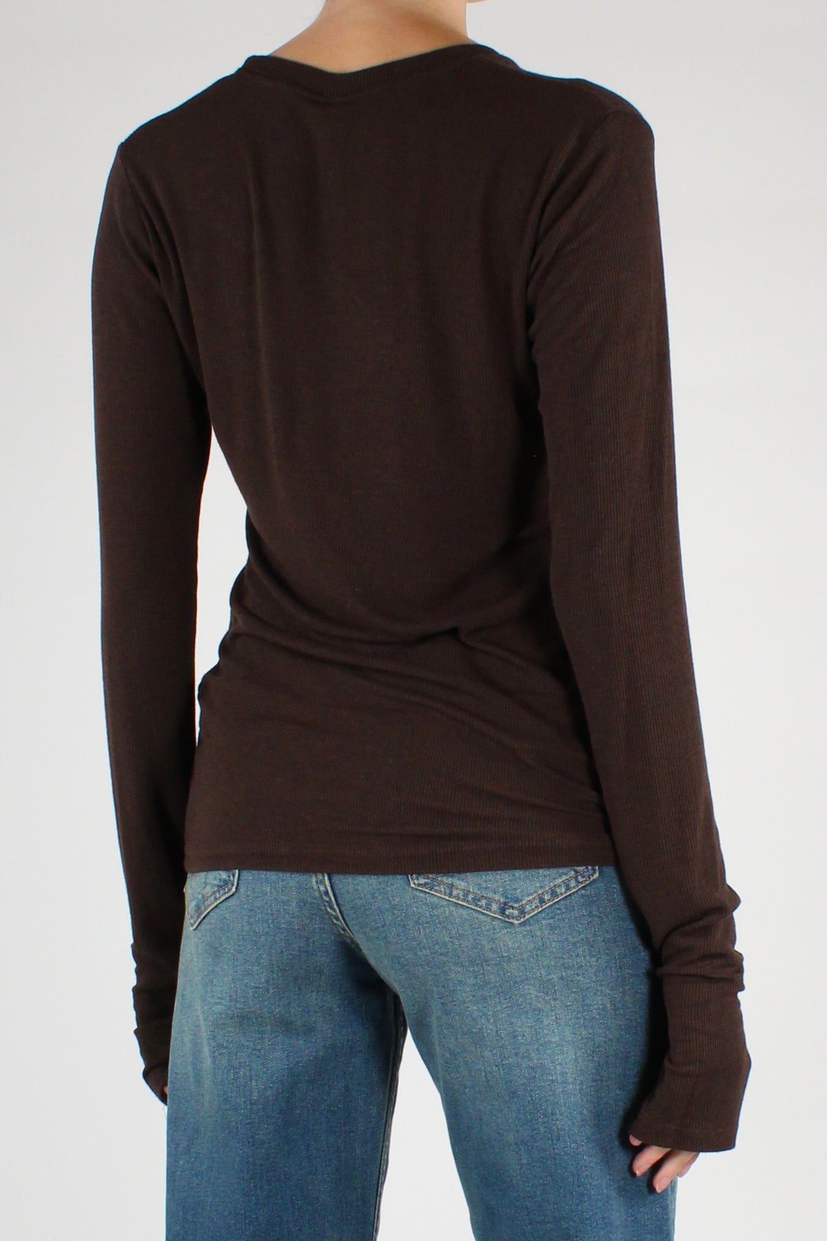 Maglia Manicotto a Costine