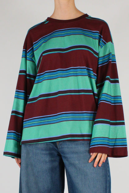 Maglia Over Righe Ampie Multicolor