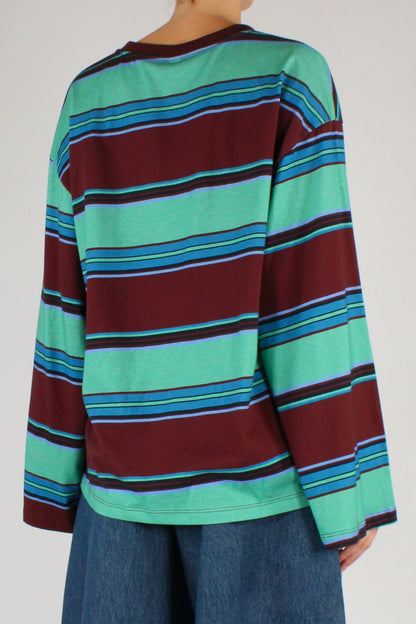 Maglia Over Righe Ampie Multicolor