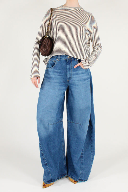 Striped Linen Blend Jumper