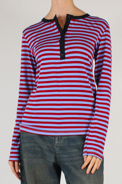 Maglia Serafino a Righe
