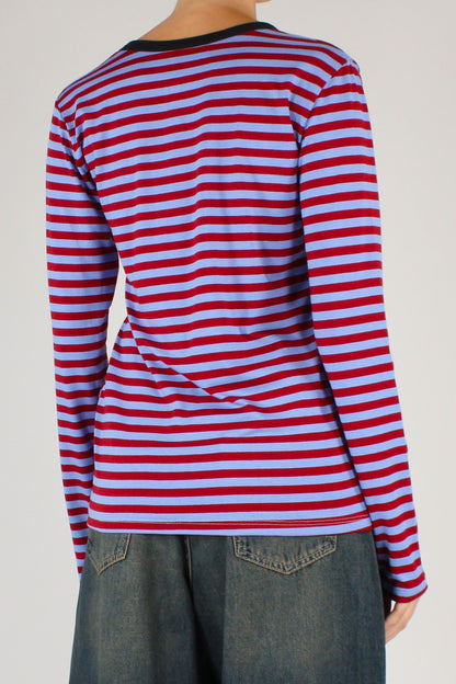 Maglia Serafino a Righe