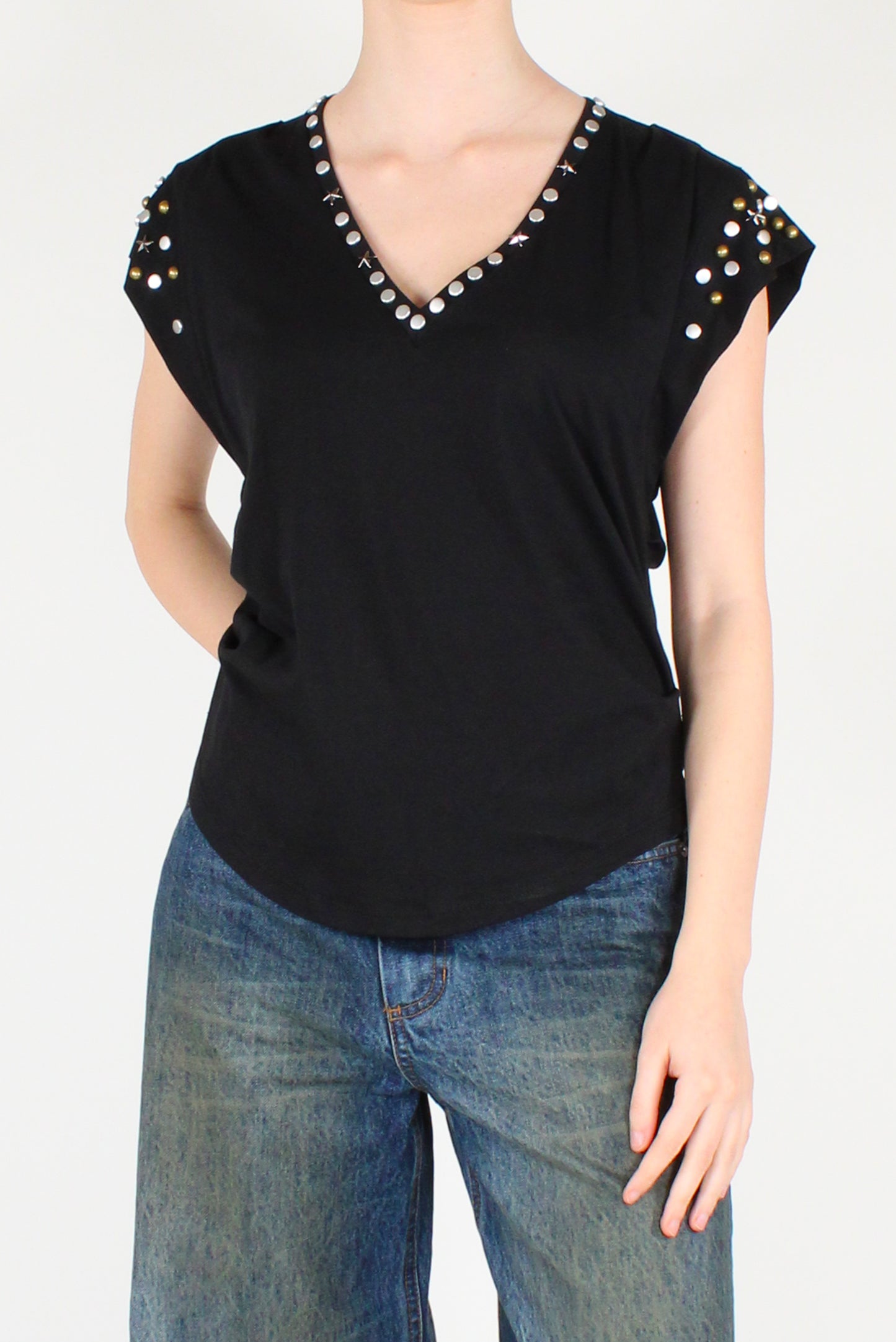 Women's T-shirt with studs