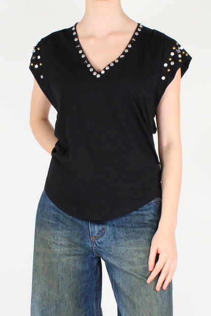 Women's T-shirt with studs