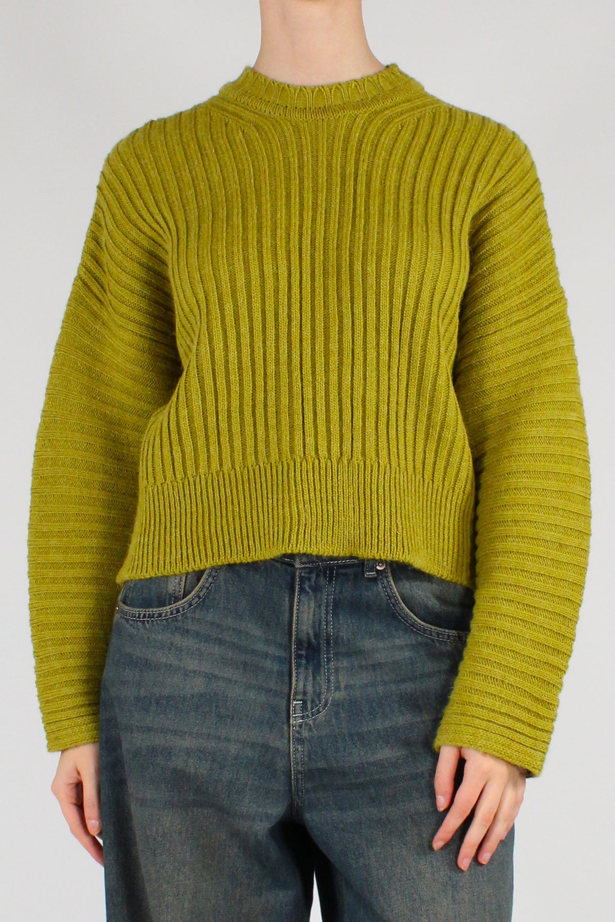 Maglia Cropped a Costine