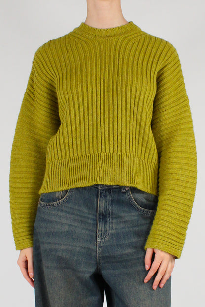 Maglia Cropped a Costine