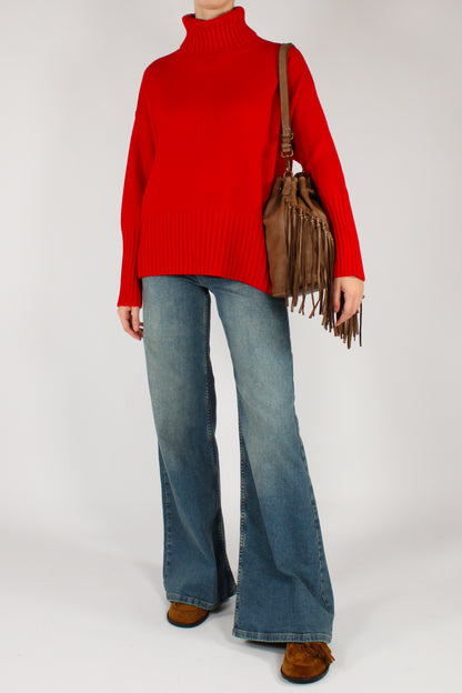 Maglione Dolcevita Pura Lana