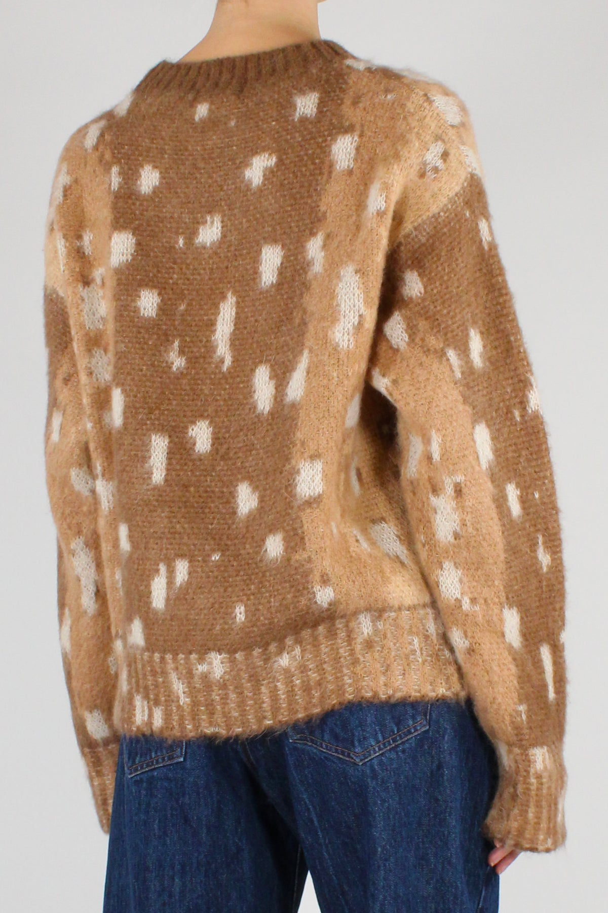 Maglione Animalier Stampa Bambi