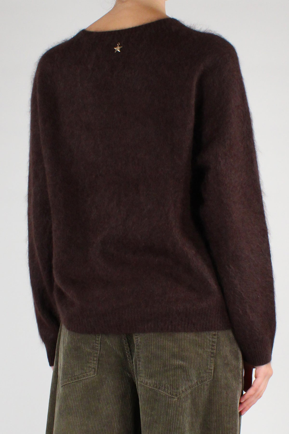 Maglione Misto Lana con Pizzo