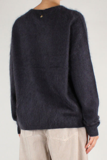 Maglione Misto Lana con Pizzo