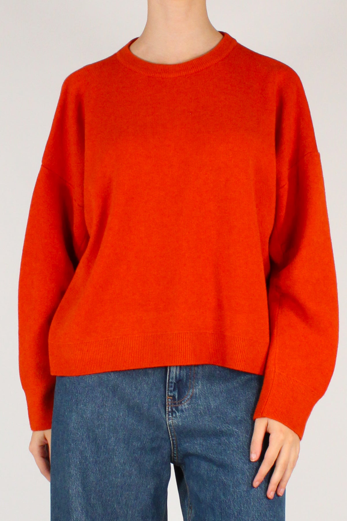 Maglione Over a Scatoletta Misto Viscosa