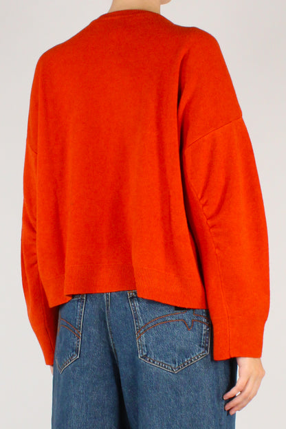 Maglione Over a Scatoletta Misto Viscosa