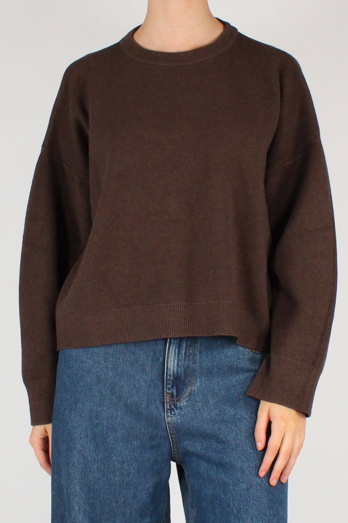 Maglione Over a Scatoletta Misto Viscosa