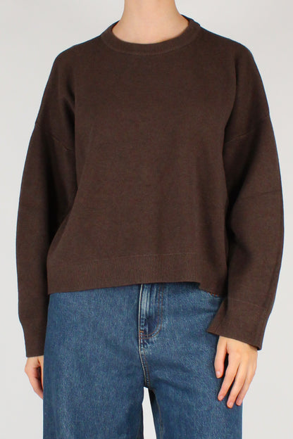 Maglione Over a Scatoletta Misto Viscosa