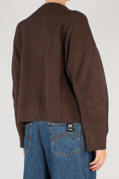 Maglione Over a Scatoletta Misto Viscosa