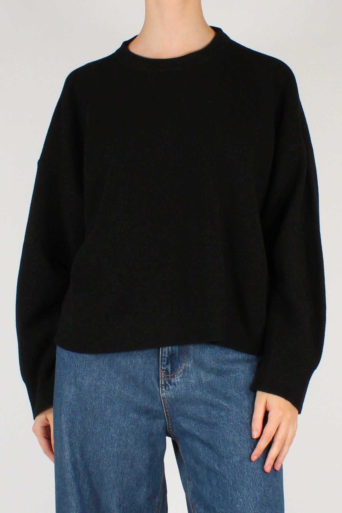 Maglione Over a Scatoletta Misto Viscosa