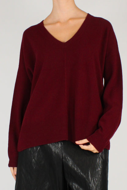 Maglione in Lana Scollo a V