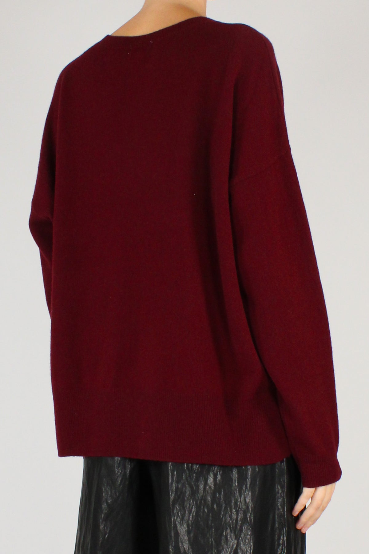 Maglione in Lana Scollo a V