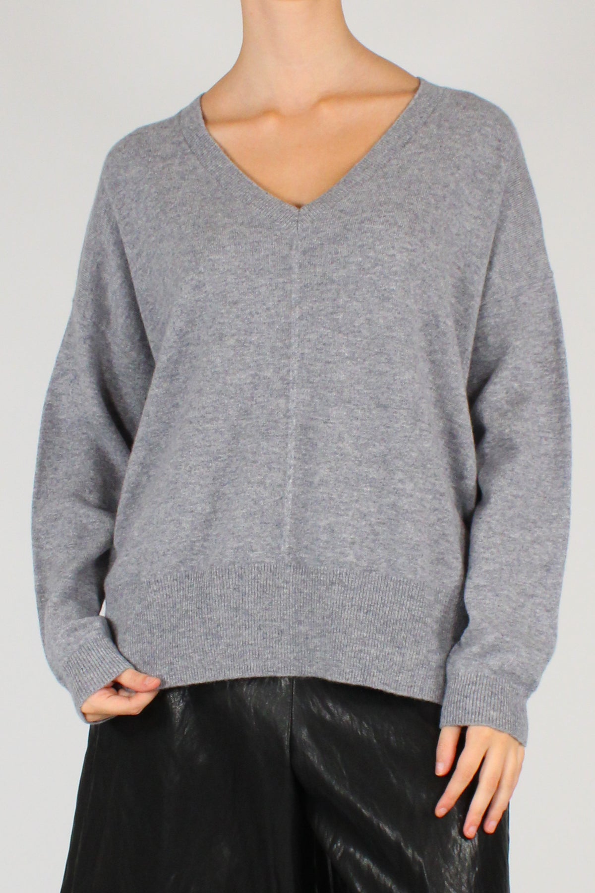 Maglione in Lana Scollo a V