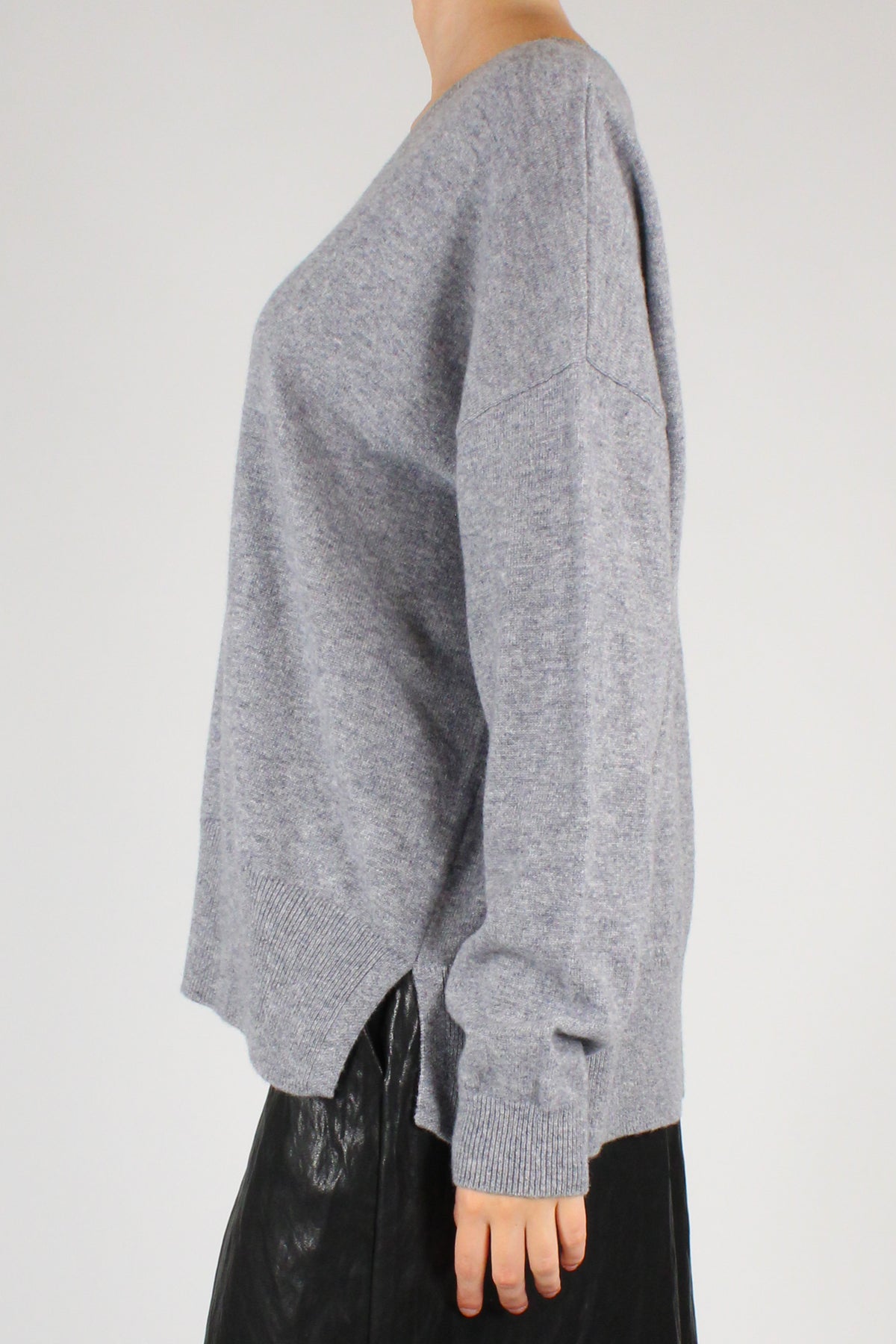 Maglione in Lana Scollo a V