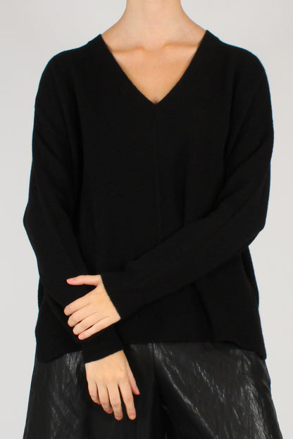 Maglione in Lana Scollo a V