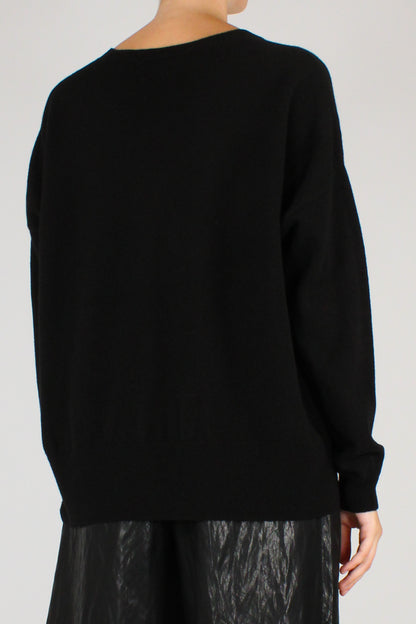 Maglione in Lana Scollo a V