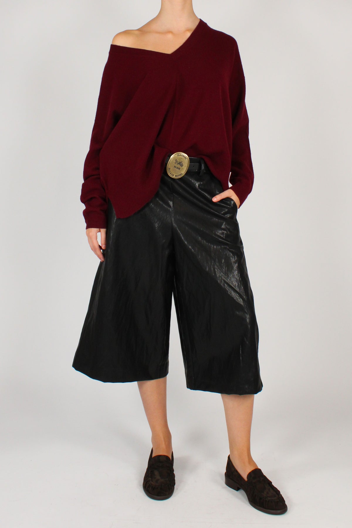 Maglione in Lana Scollo a V