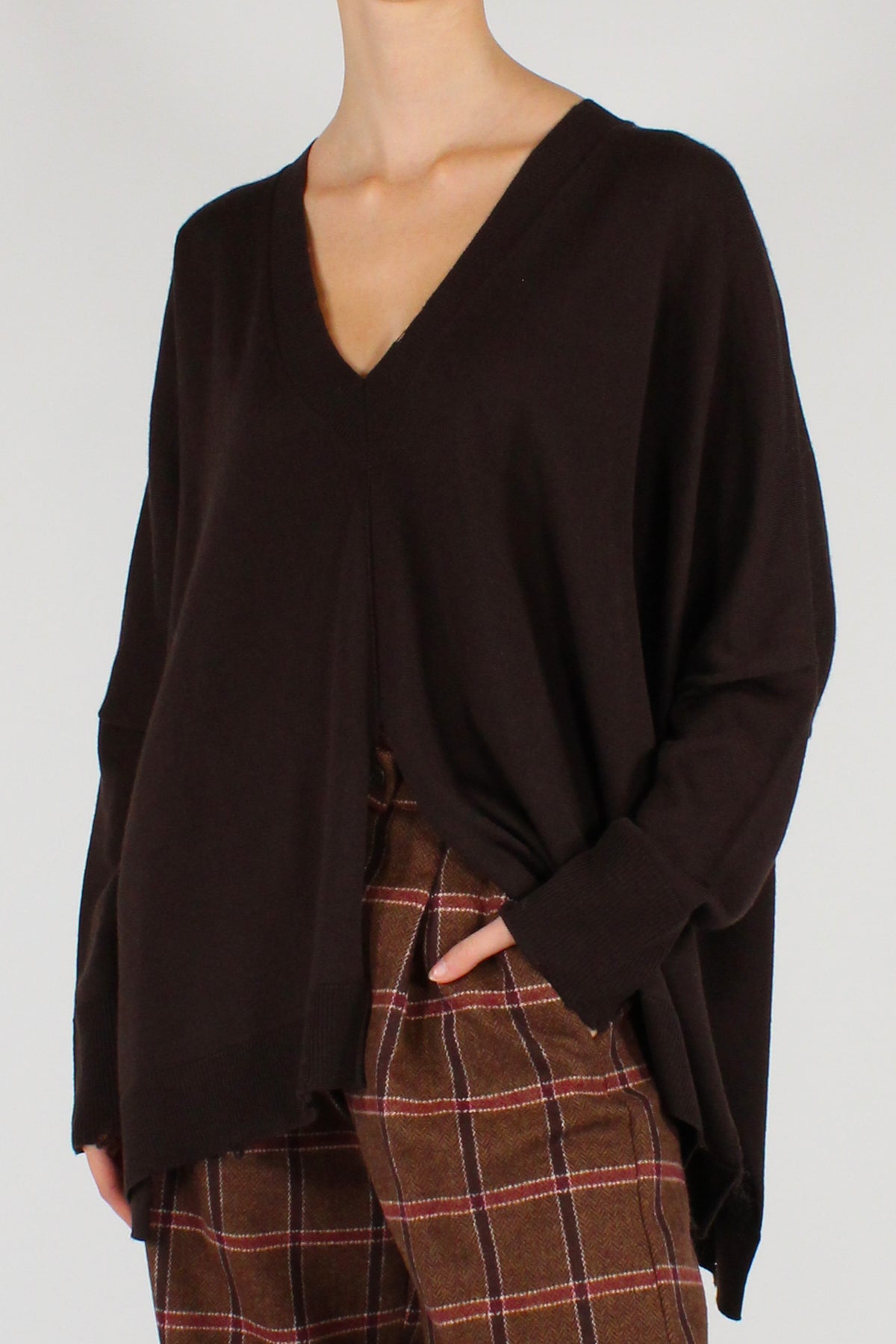 Oversized V-Neck Sweater