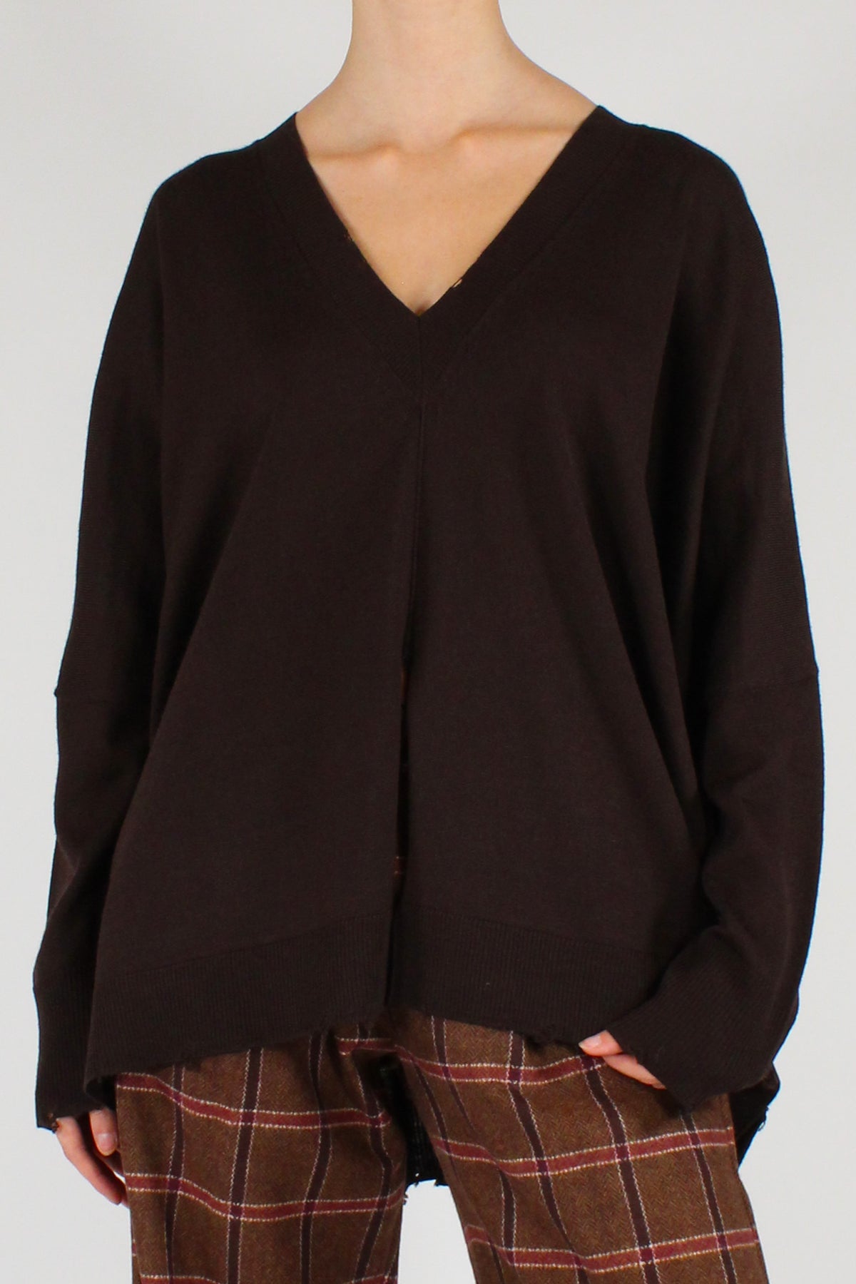 Oversized V-Neck Sweater