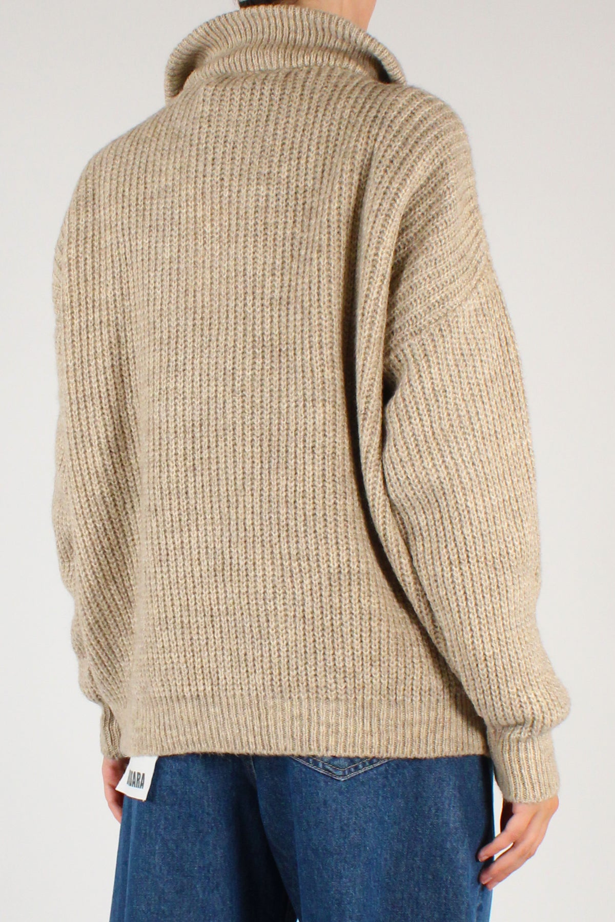 Maglione Collo Alto con Zip
