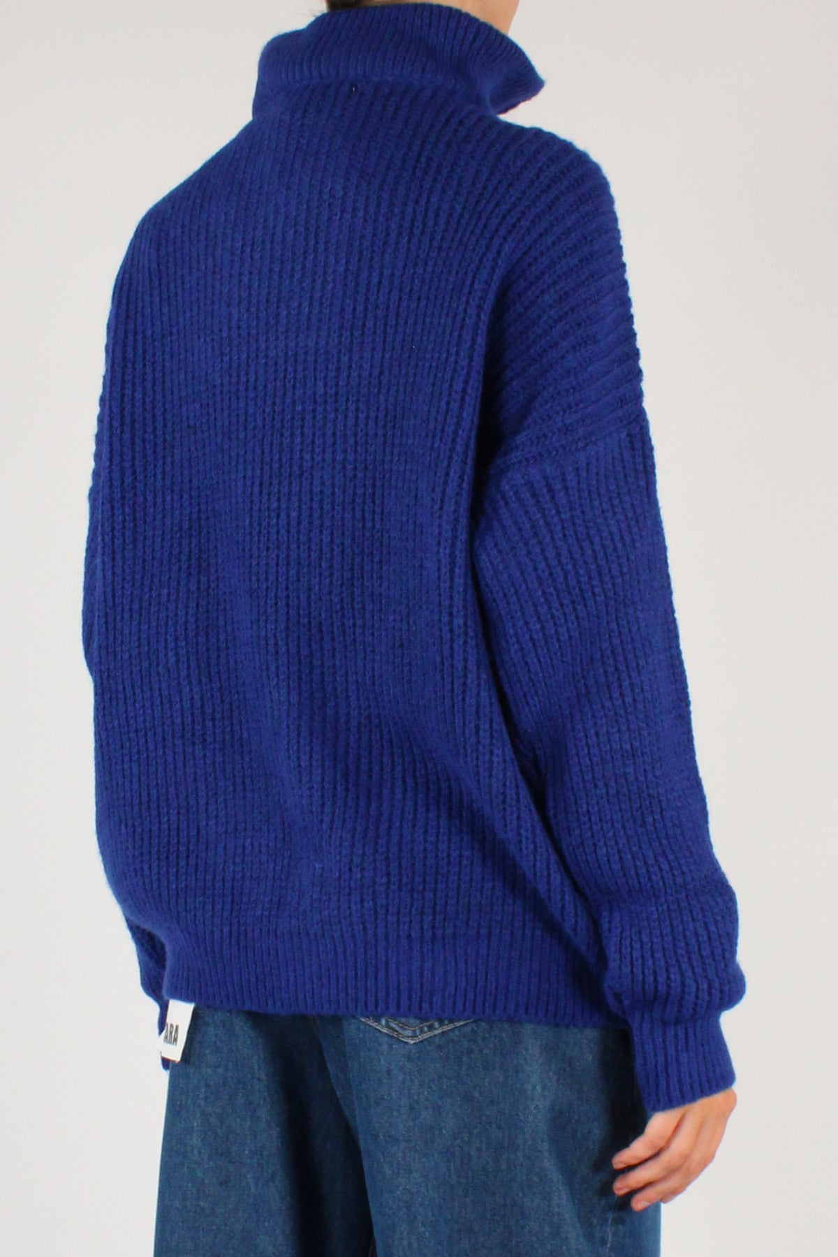 Maglione Collo Alto con Zip