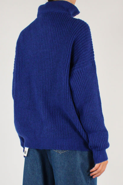 Maglione Collo Alto con Zip