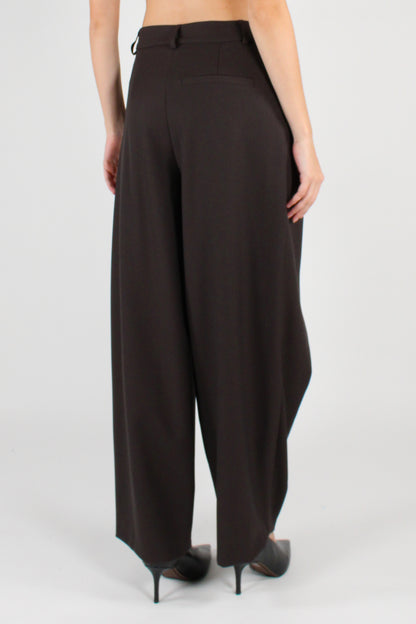 Pantaloni con Pinces Incrociati