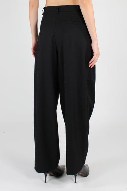 Pantaloni con Pinces Incrociati
