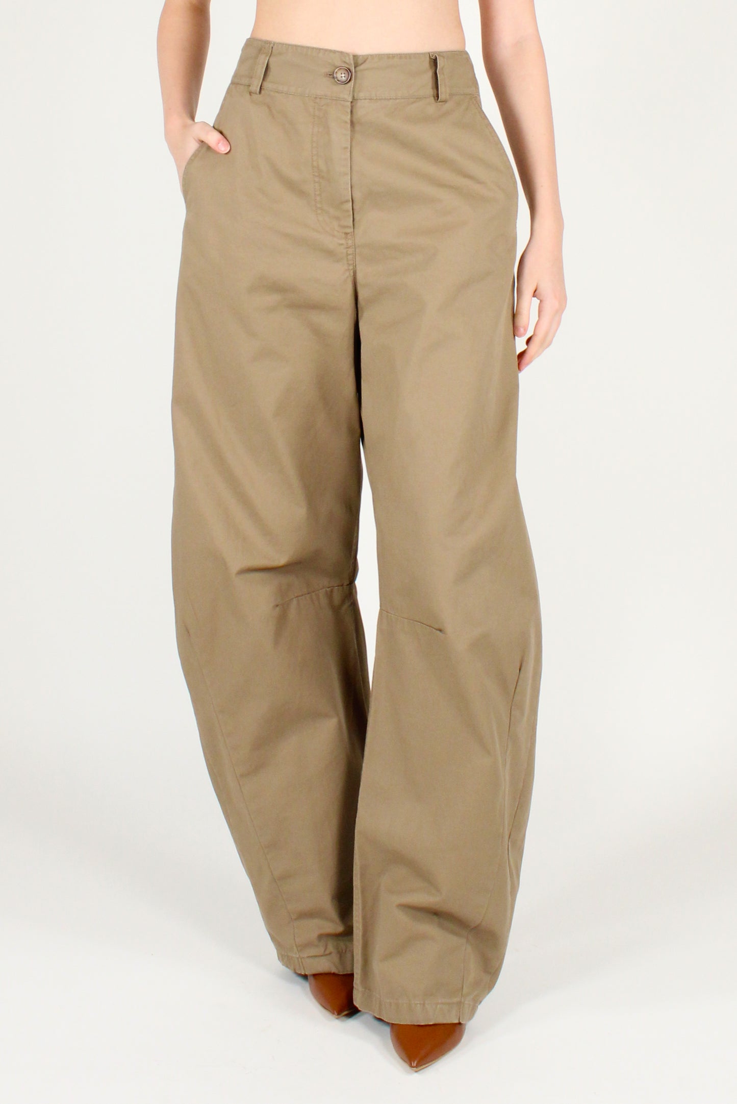 Cotton Barrel Pants