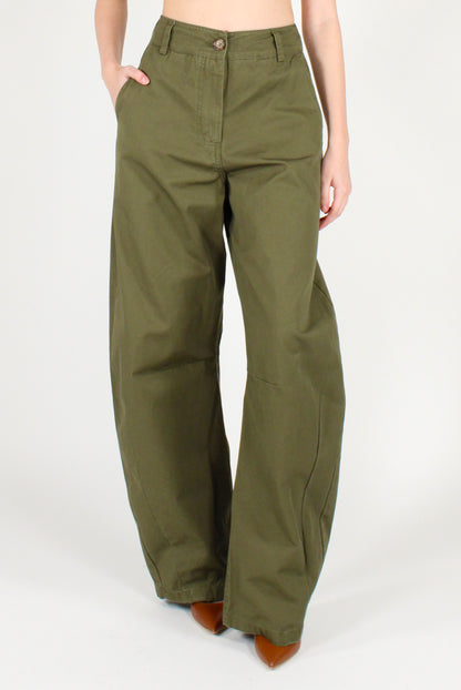 Cotton Barrel Pants