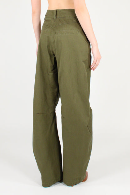 Cotton Barrel Pants