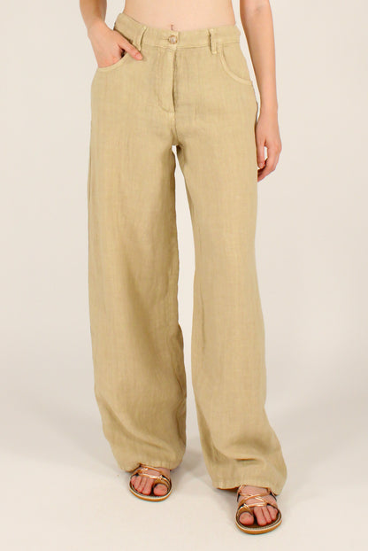 Pantaloni modello "Bella" in Lino
