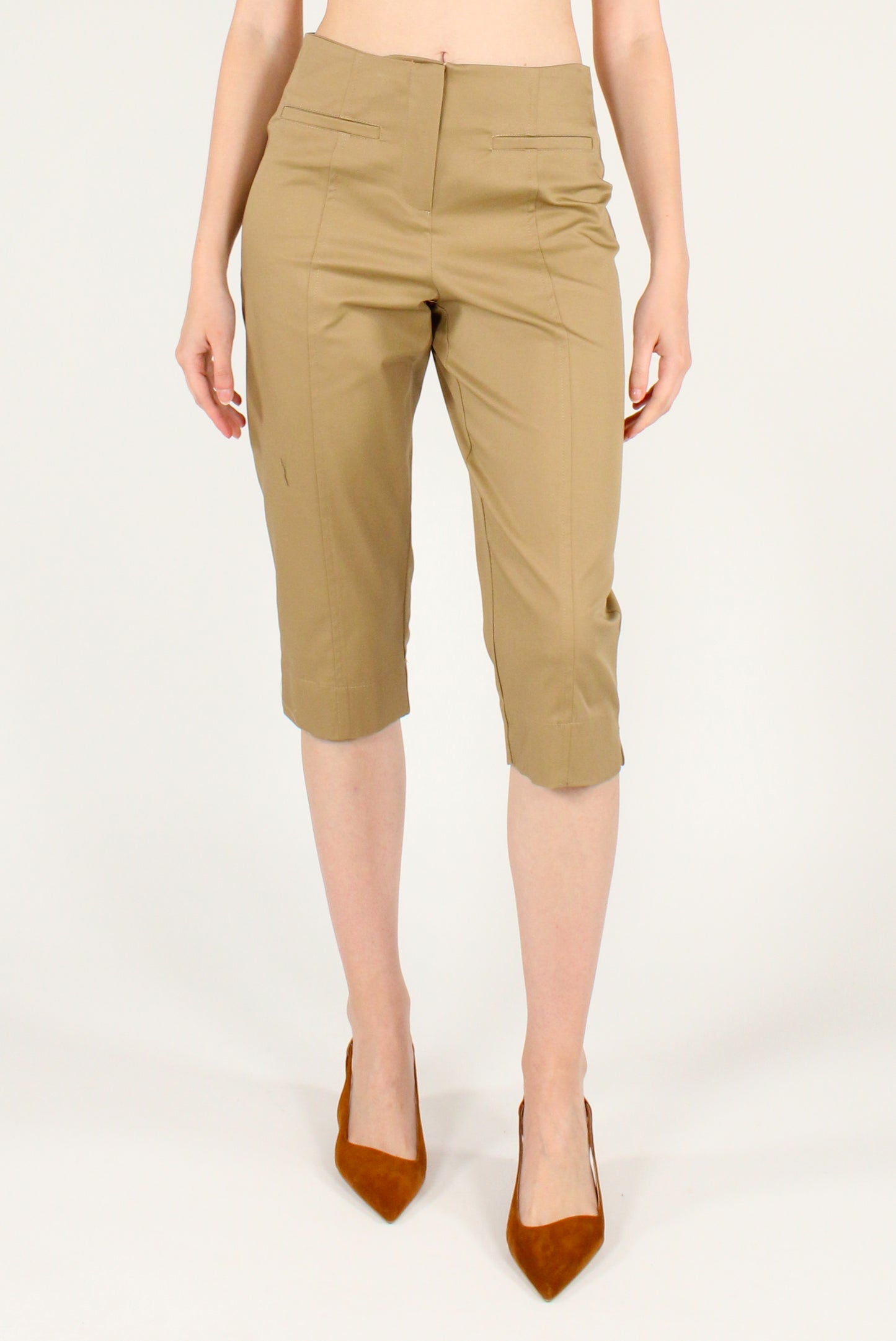 Pantaloni Capri in Cotone